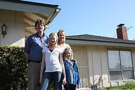 Hughart family -- homeowners assisted by the NeighborWorks HomeOwnership Center Hughart family -- homeowners assisted by the NeighborWorks HomeOwnership Center