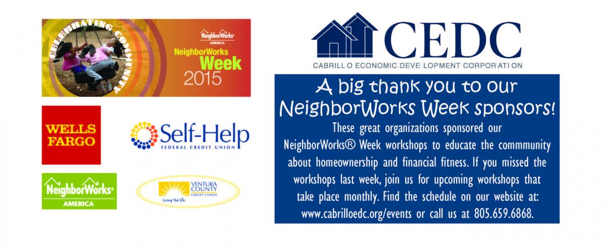 Thank you to our #NWW2015 sponsors! Thank you to our #NWW2015 sponsors!