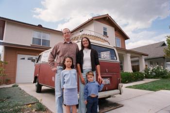 Woolson Family in front of their Sycamore Home in Ojai Woolson Family in front of their Sycamore Home in Ojai